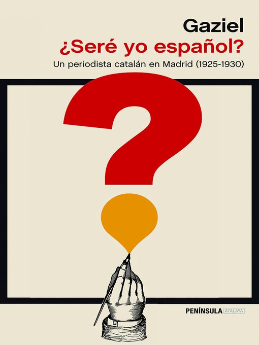 Title details for ¿Seré yo español? by Gaziel - Available